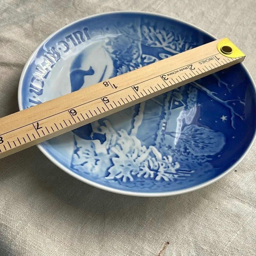1970 Bing & Grondahl Christmas collector plate “ Pheasants in the snow” 8000/907